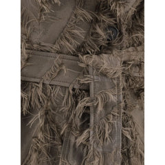 Brunello Cucinelli Brown Polyester Coat