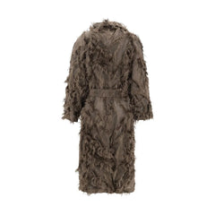 Brunello Cucinelli Brown Polyester Coat