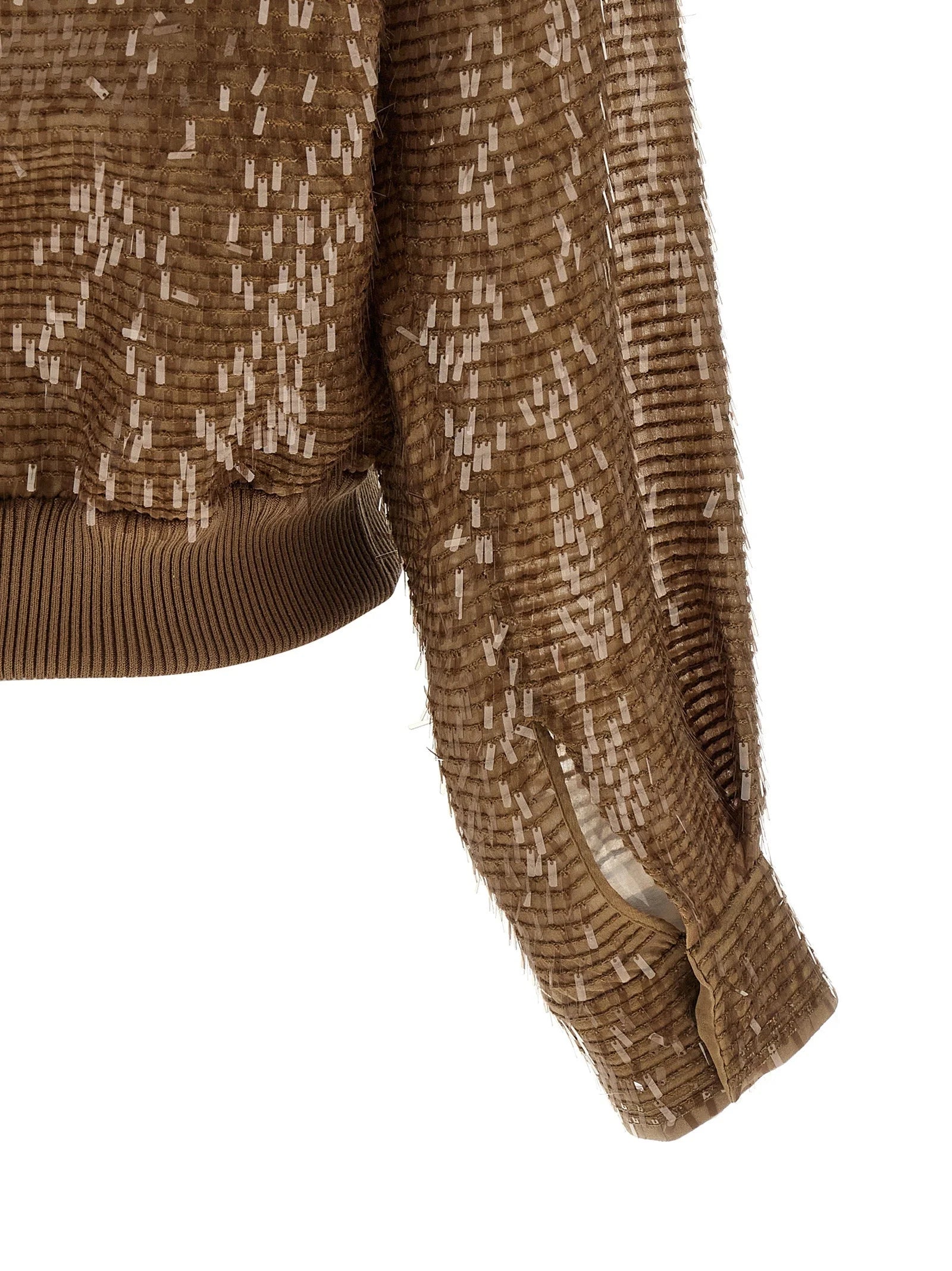 Brunello Cucinelli Brown Silk Cardigan - IT46