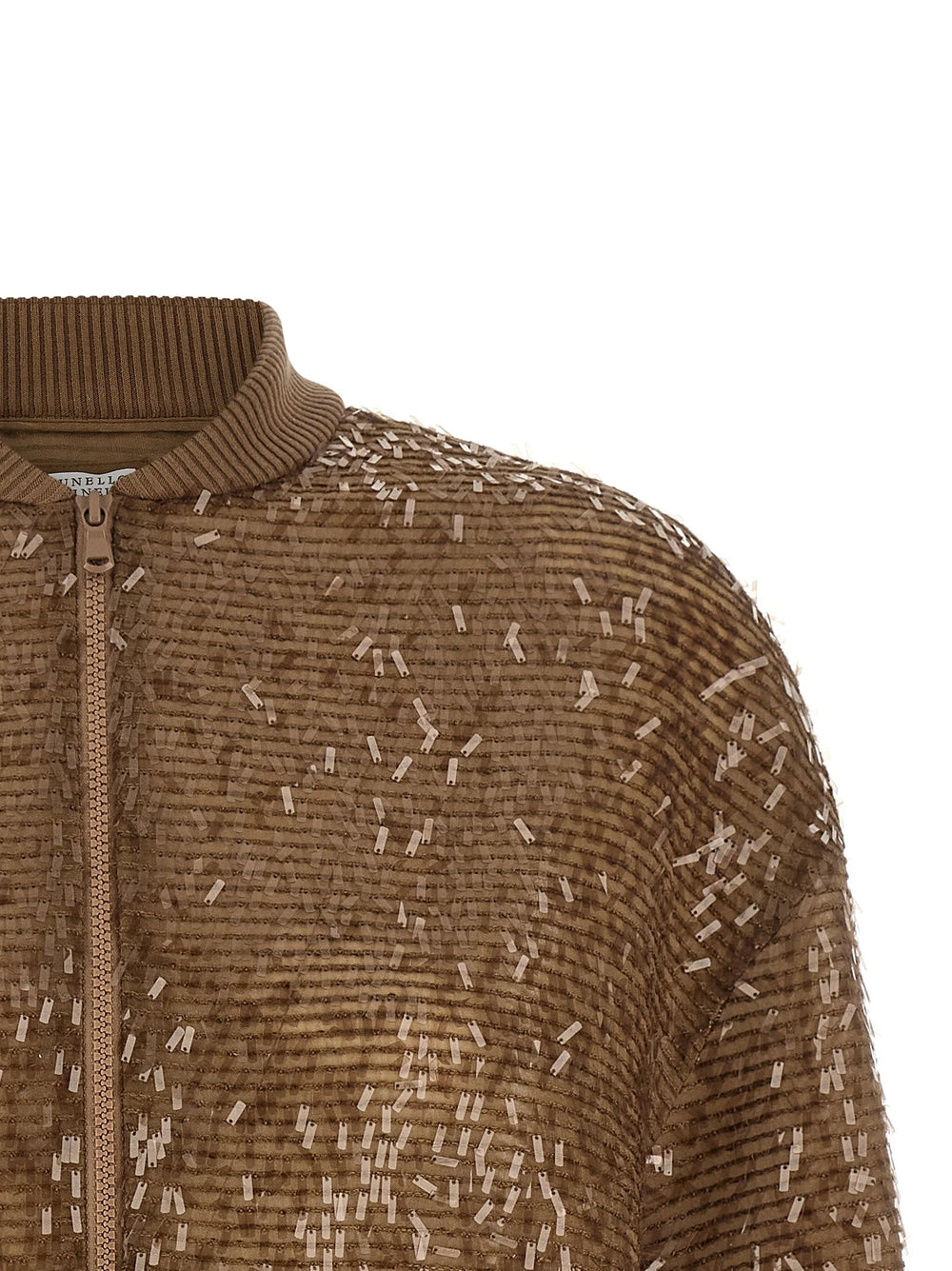 Brunello Cucinelli Brown Silk Cardigan - IT46