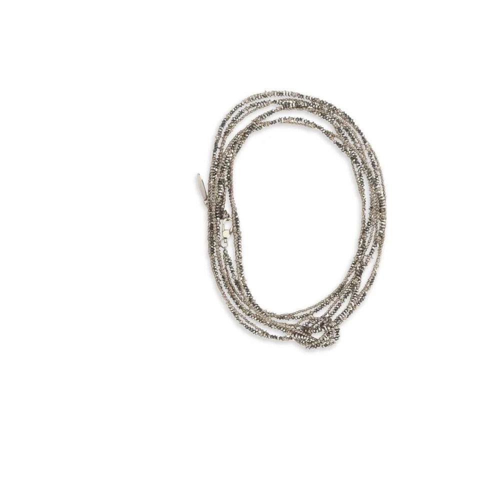 Brunello Cucinelli Brown Silver Bracelet - One Size
