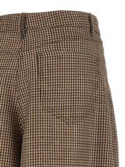 Brunello Cucinelli Brown Virgin Wool Bermuda Shorts