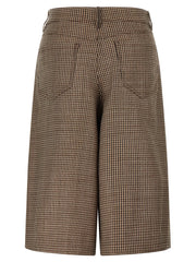 Brunello Cucinelli Brown Virgin Wool Bermuda Shorts