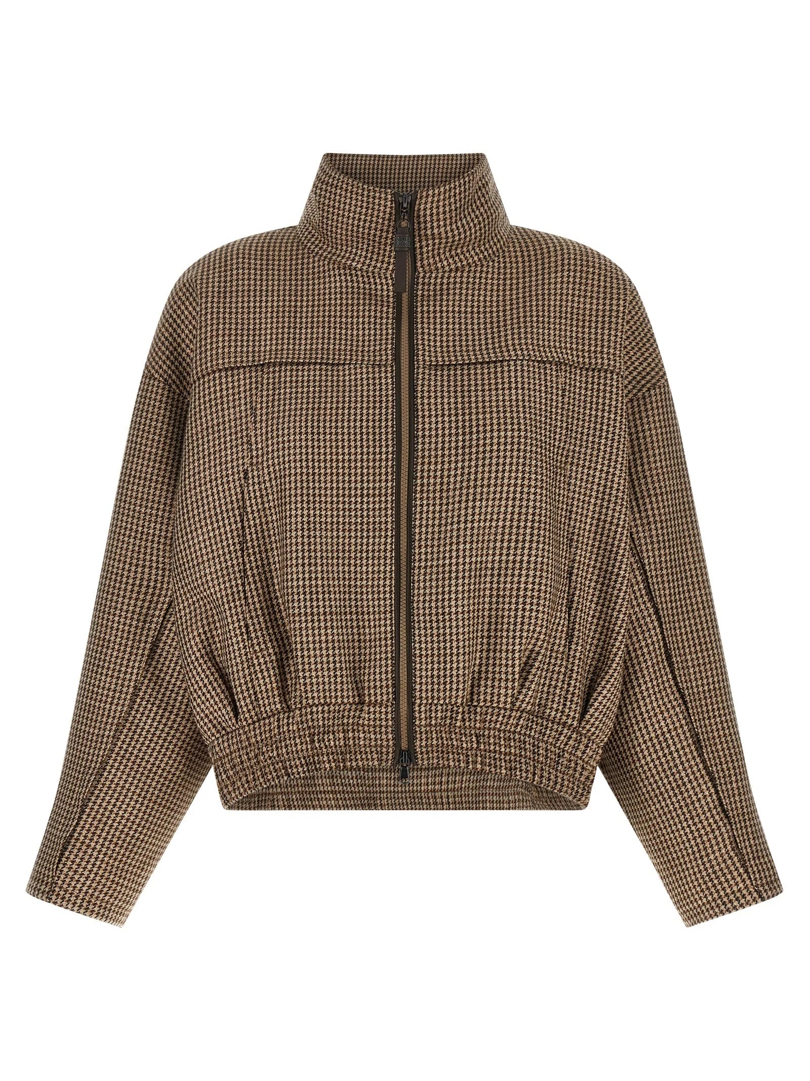 Brunello Cucinelli Brown Virgin Wool Jacket - IT42