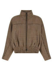 Brunello Cucinelli Brown Virgin Wool Jacket - IT42