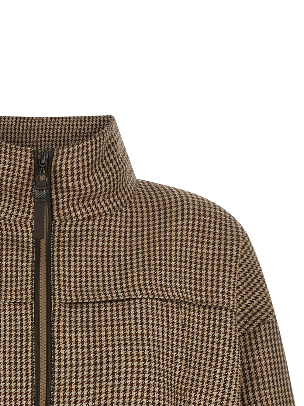 Brunello Cucinelli Brown Virgin Wool Jacket - IT42