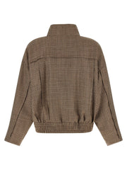 Brunello Cucinelli Brown Virgin Wool Jacket - IT42