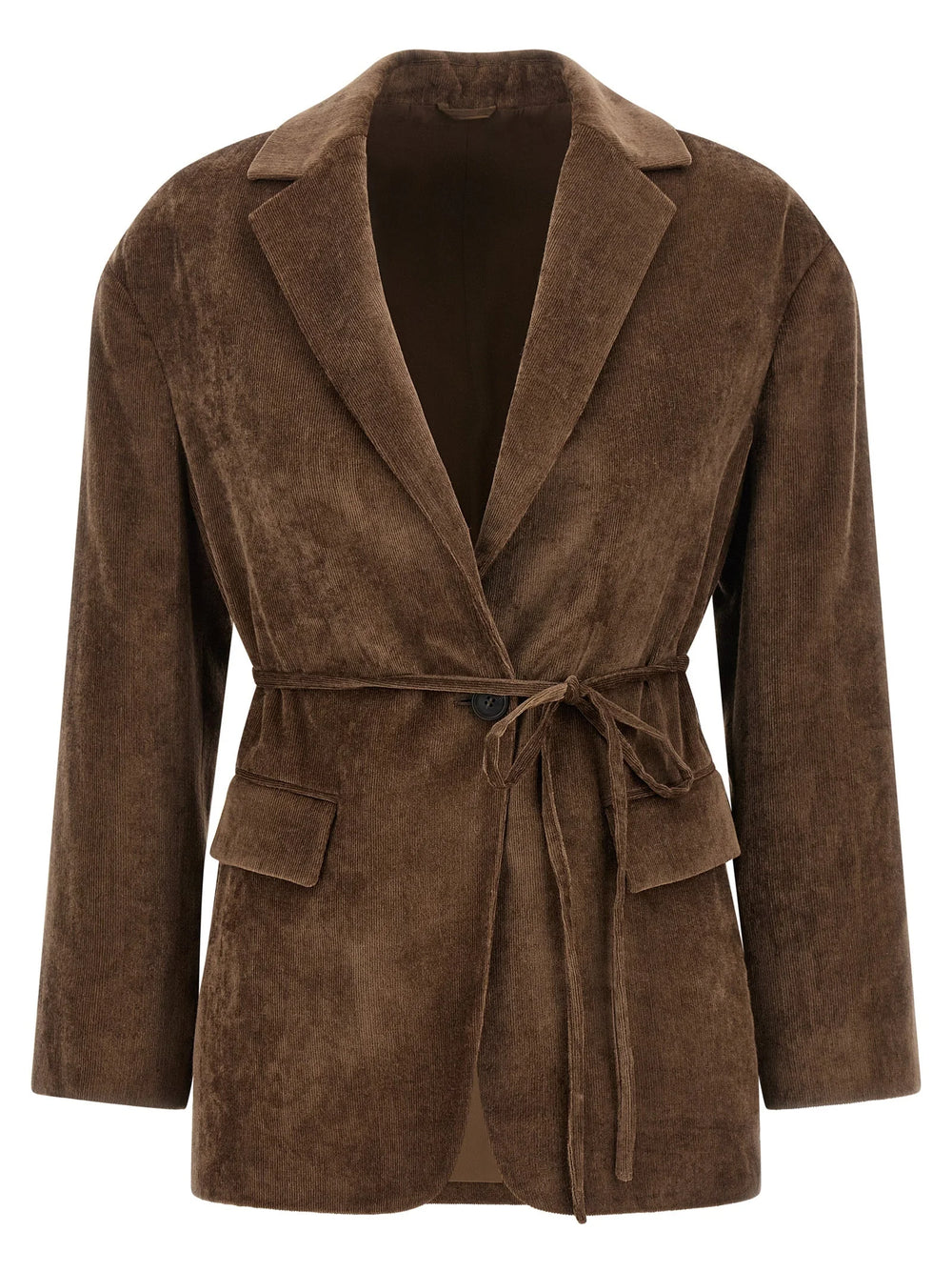 Brunello Cucinelli Brown Viscose Blazer
