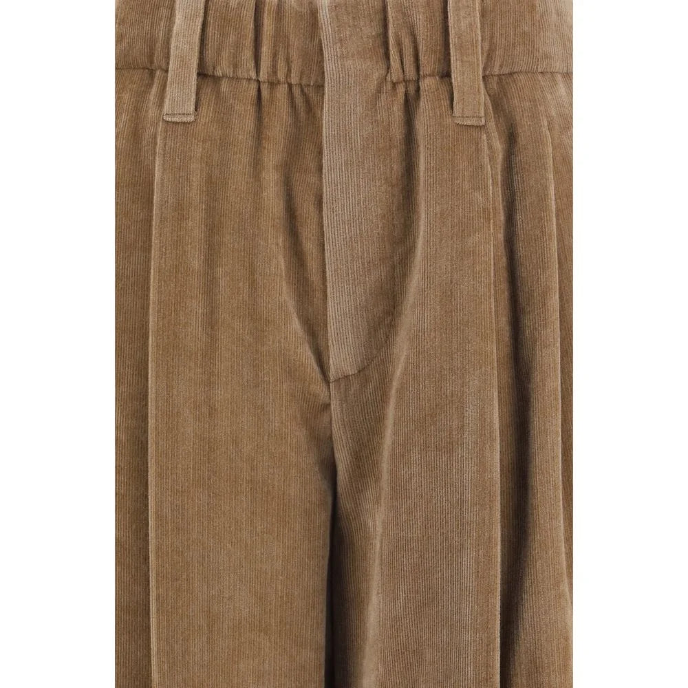 Brunello Cucinelli Brown Viscose Casual Pants - IT44 | L