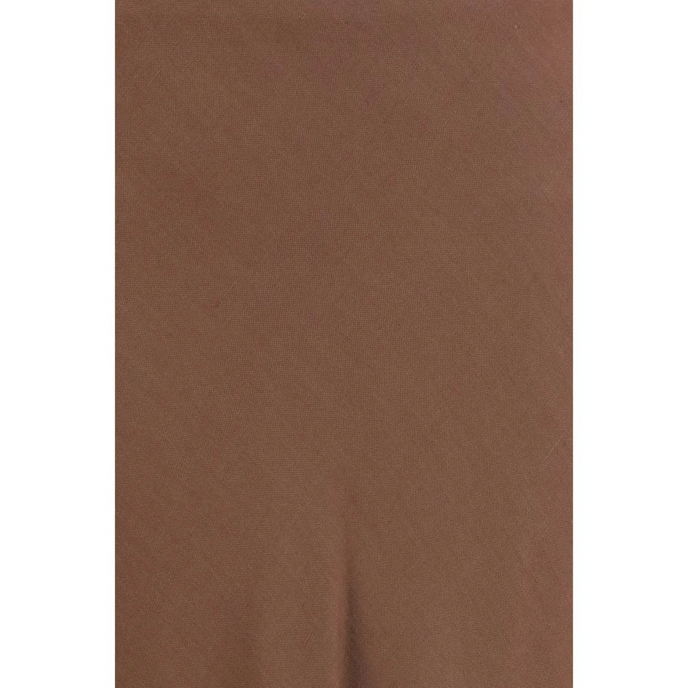 Brunello Cucinelli Brown Viscose Long Skirt