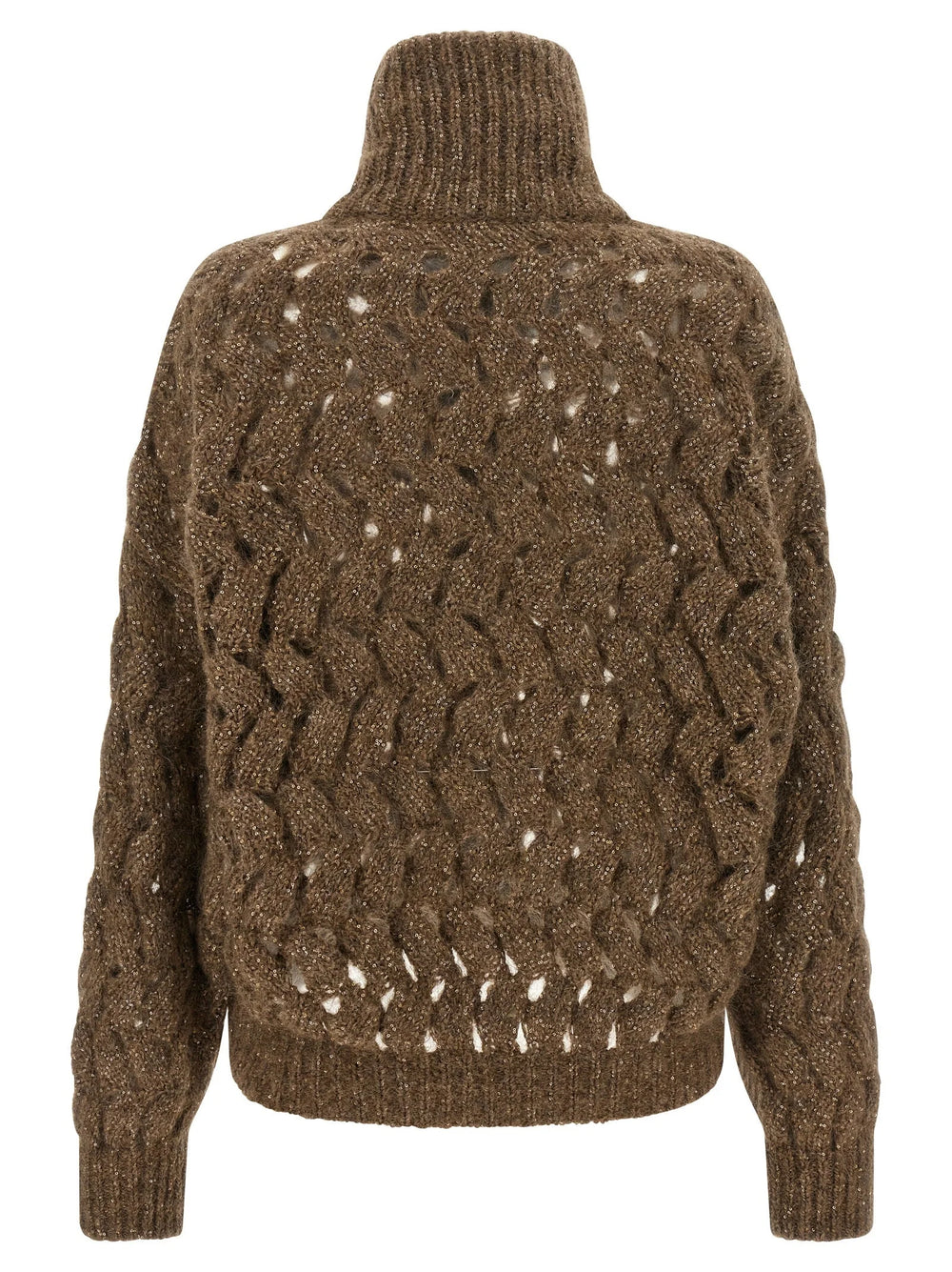 Brunello Cucinelli Brown Wool Cardigan - XXS