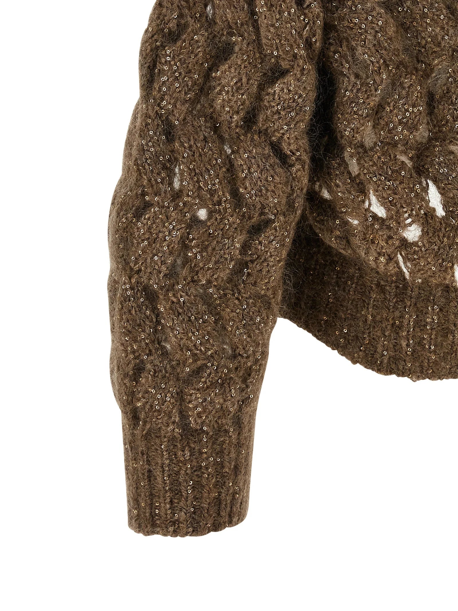 Brunello Cucinelli Brown Wool Cardigan - XXS