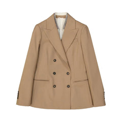 Brunello Cucinelli Brown Wool Coat