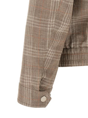 Brunello Cucinelli Brown Wool Full-Length Jacket