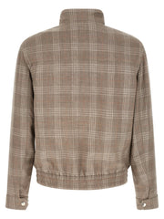 Brunello Cucinelli Brown Wool Full-Length Jacket