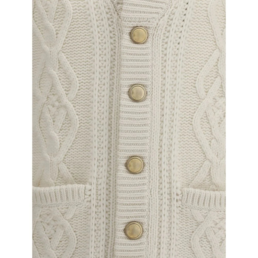 Brunello Cucinelli Cable-Knit Cashmere Cardigan