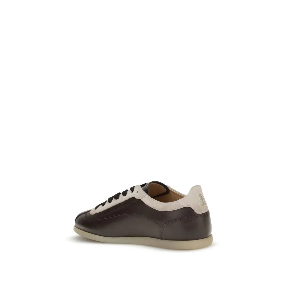 Brunello Cucinelli Calfskin and suede Sneakers - Sneakers