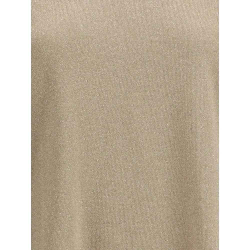 Brunello Cucinelli cashmere glitter T-shirt - M - T-Shirts