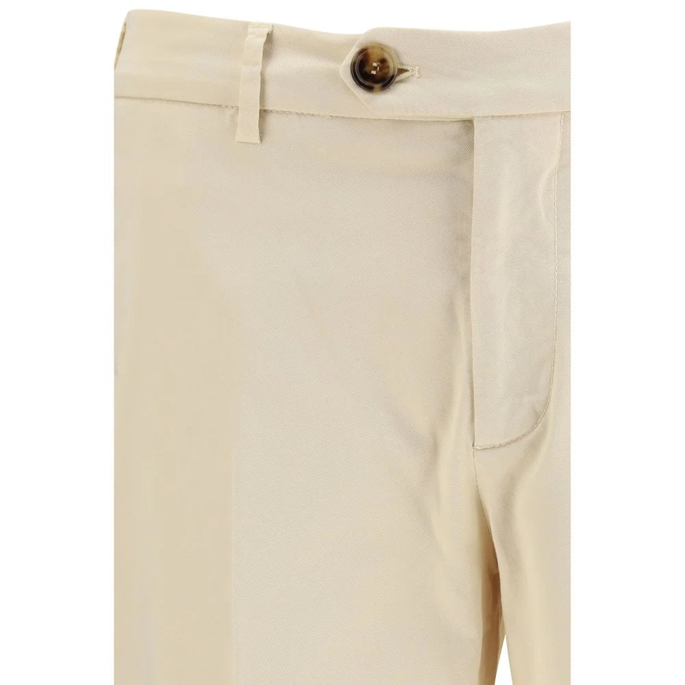 Brunello Cucinelli Cream Cotton Pants