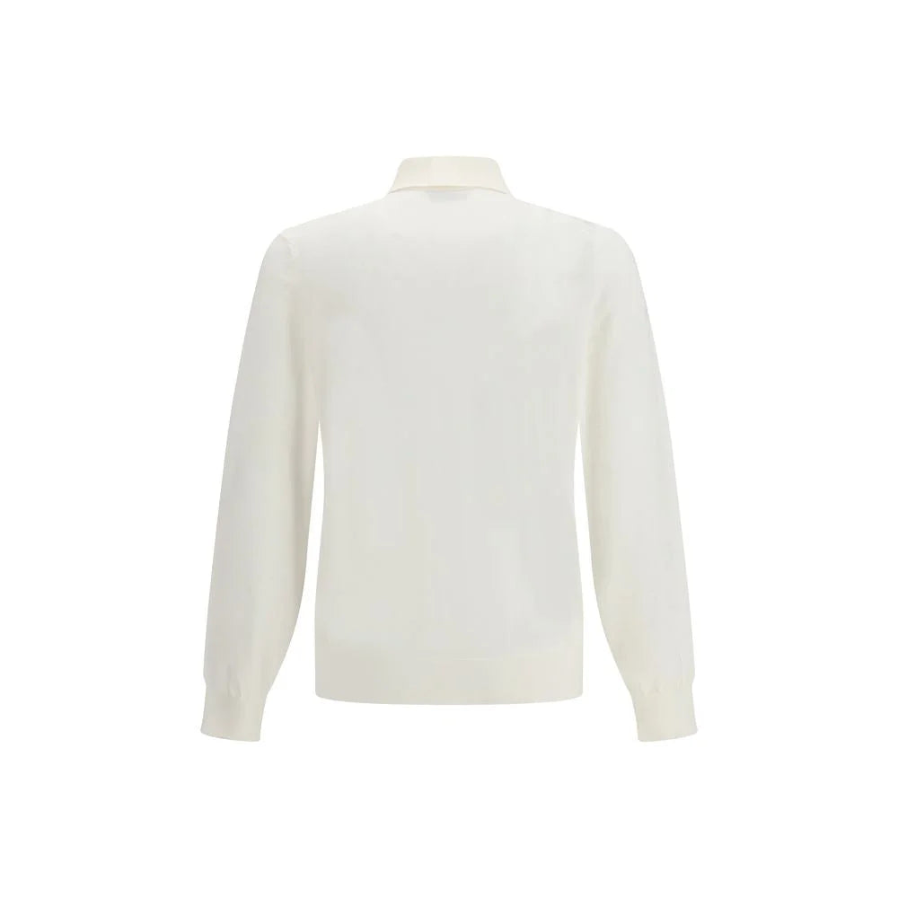 Brunello Cucinelli Cream Cotton Shirt