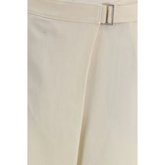 Brunello Cucinelli Cream Viscose Casual Pants - IT38 | S