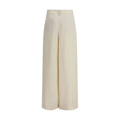 Brunello Cucinelli Cream Viscose Casual Pants - IT38 | S