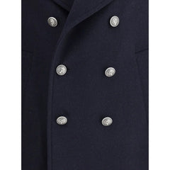 Brunello Cucinelli Double wool flannel Caban - Overcoats