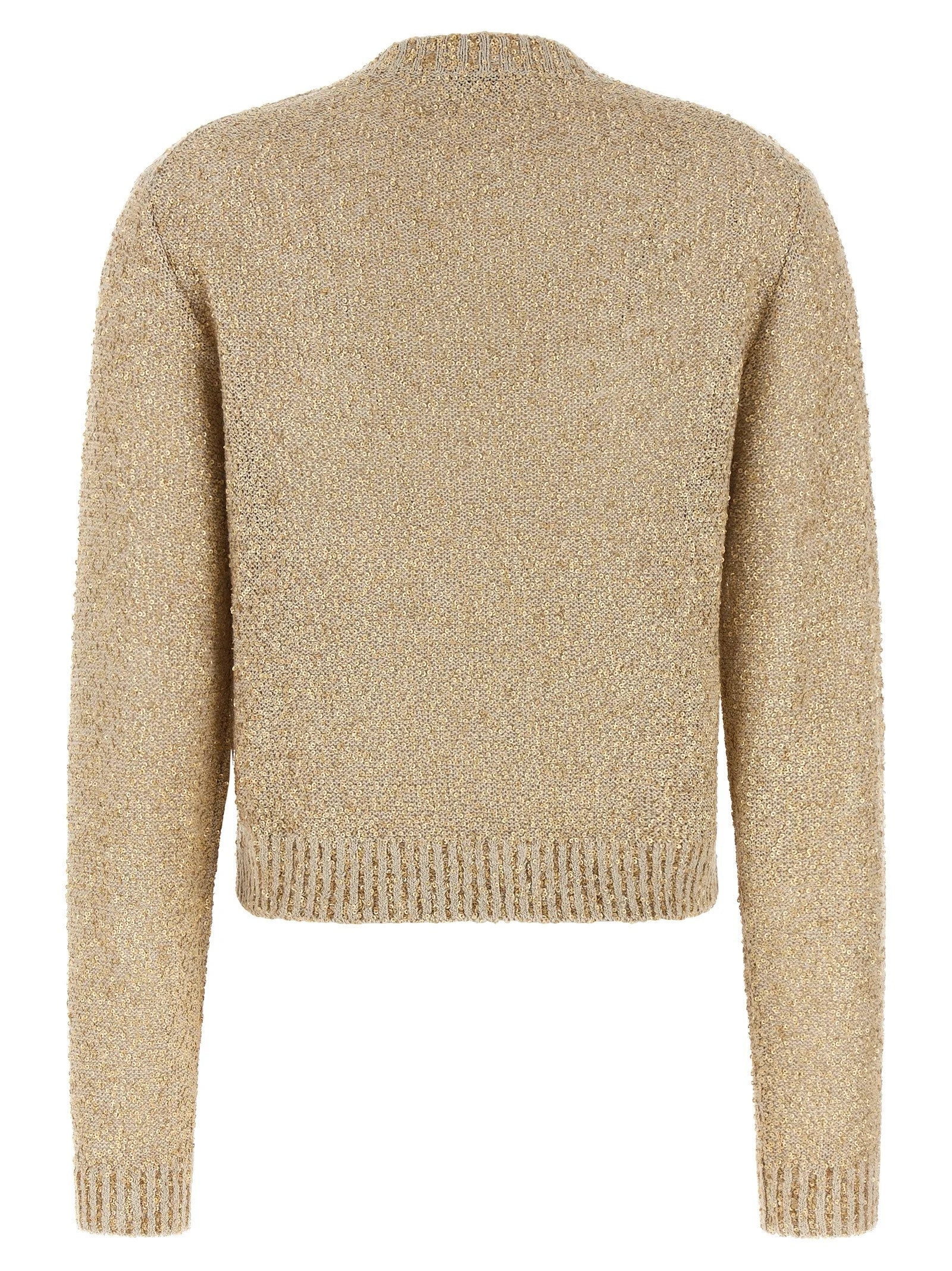 Brunello Cucinelli Gold Linen Cardigan - XS