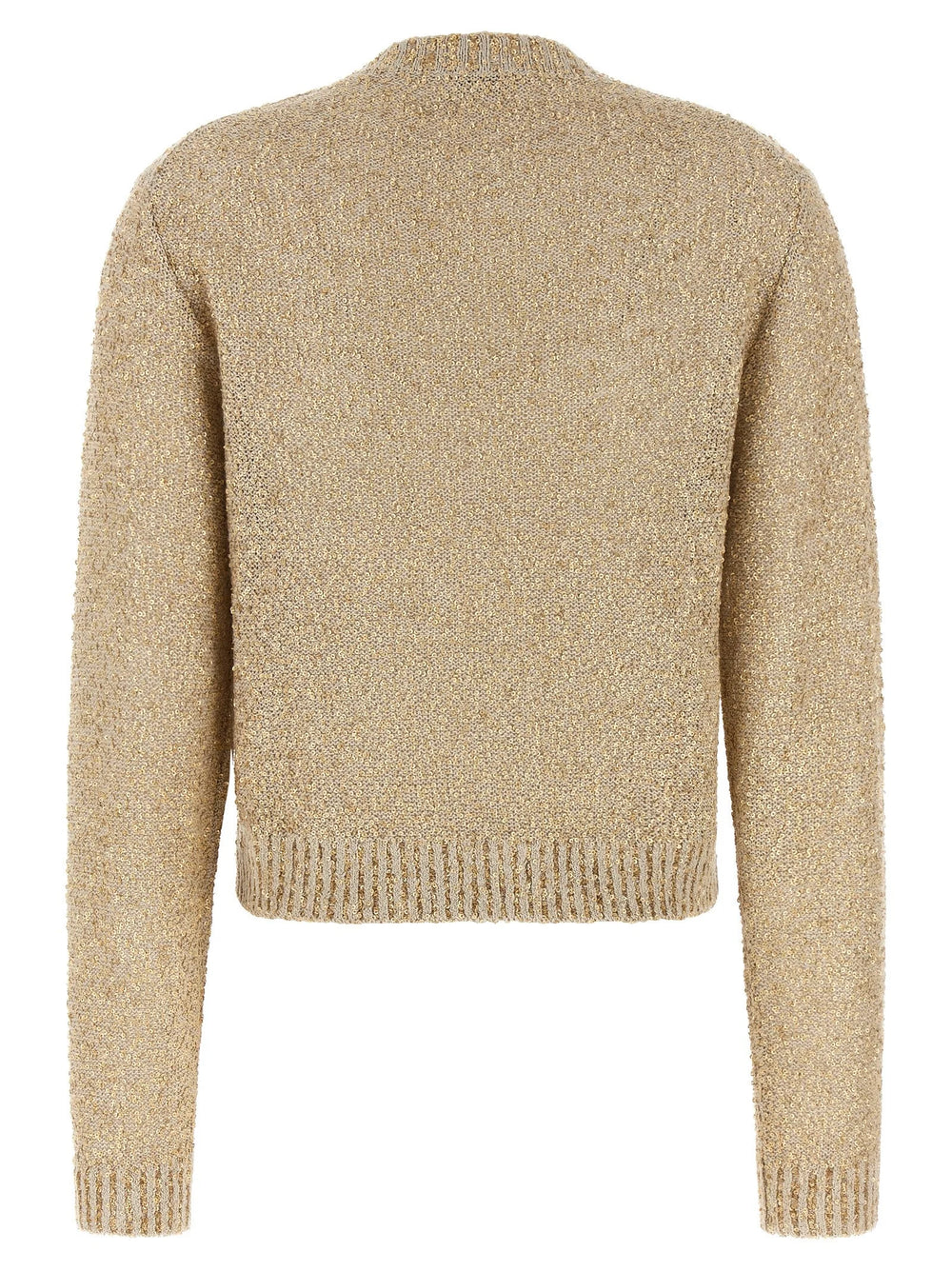 Brunello Cucinelli Gold Linen Cardigan - XS