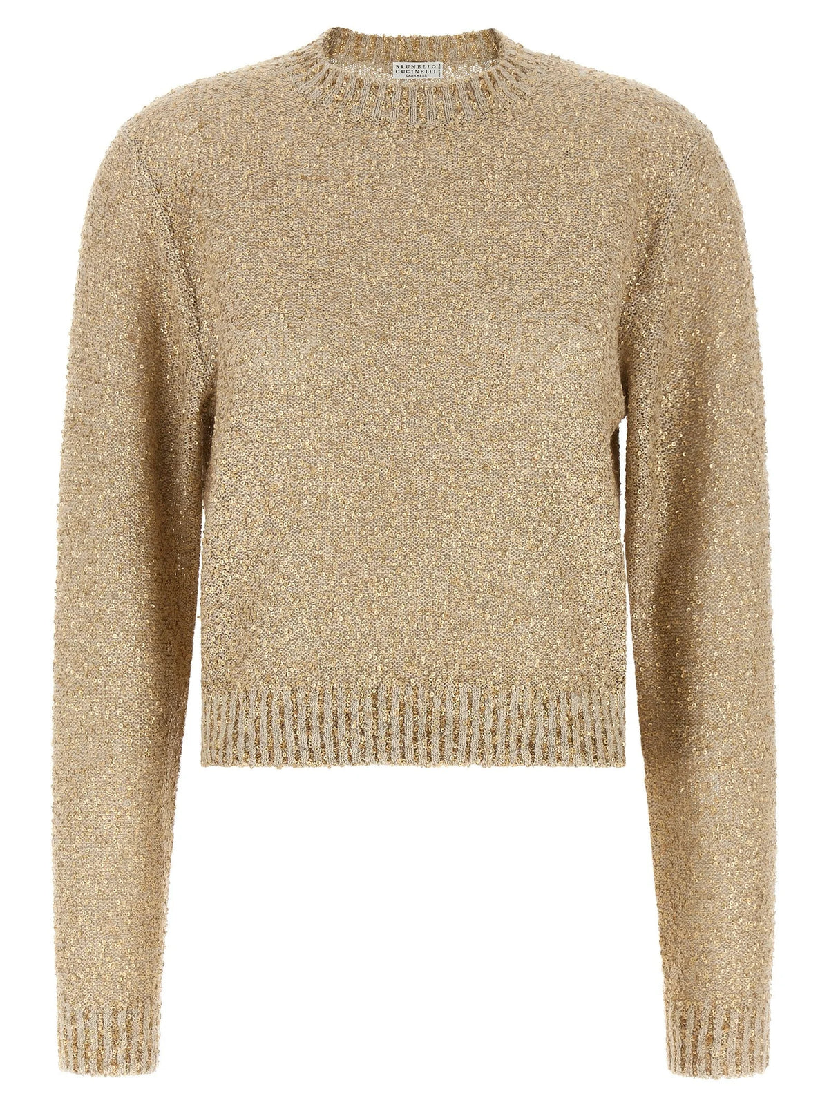 Brunello Cucinelli Gold Linen Cardigan - XS