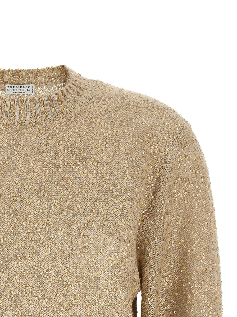 Brunello Cucinelli Gold Linen Cardigan - XS