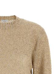 Brunello Cucinelli Gold Linen Cardigan - XS