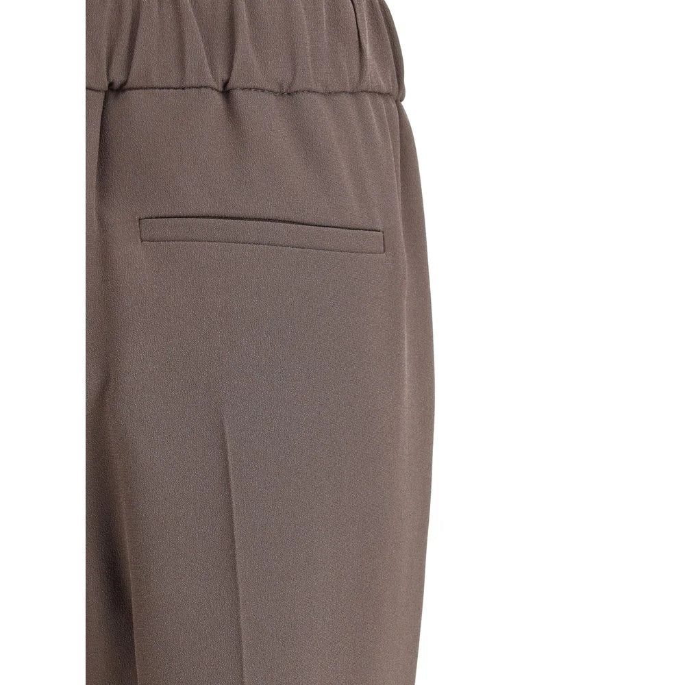 Brunello Cucinelli Gray Acetate Casual Pants - IT46|XL