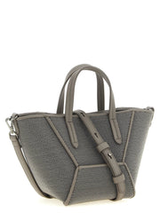 Brunello Cucinelli Gray Calfskin Handbag