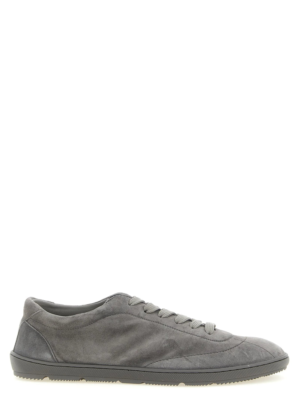 Brunello Cucinelli Gray Calfskin Low Top Sneakers - EU 42 | US 9
