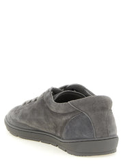 Brunello Cucinelli Gray Calfskin Low Top Sneakers - EU 42 | US 9