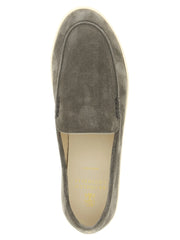 Brunello Cucinelli Gray Calfskin Low Top Sneakers - EU44/US11