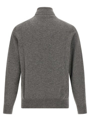 Brunello Cucinelli Gray Cashmere Cardigan