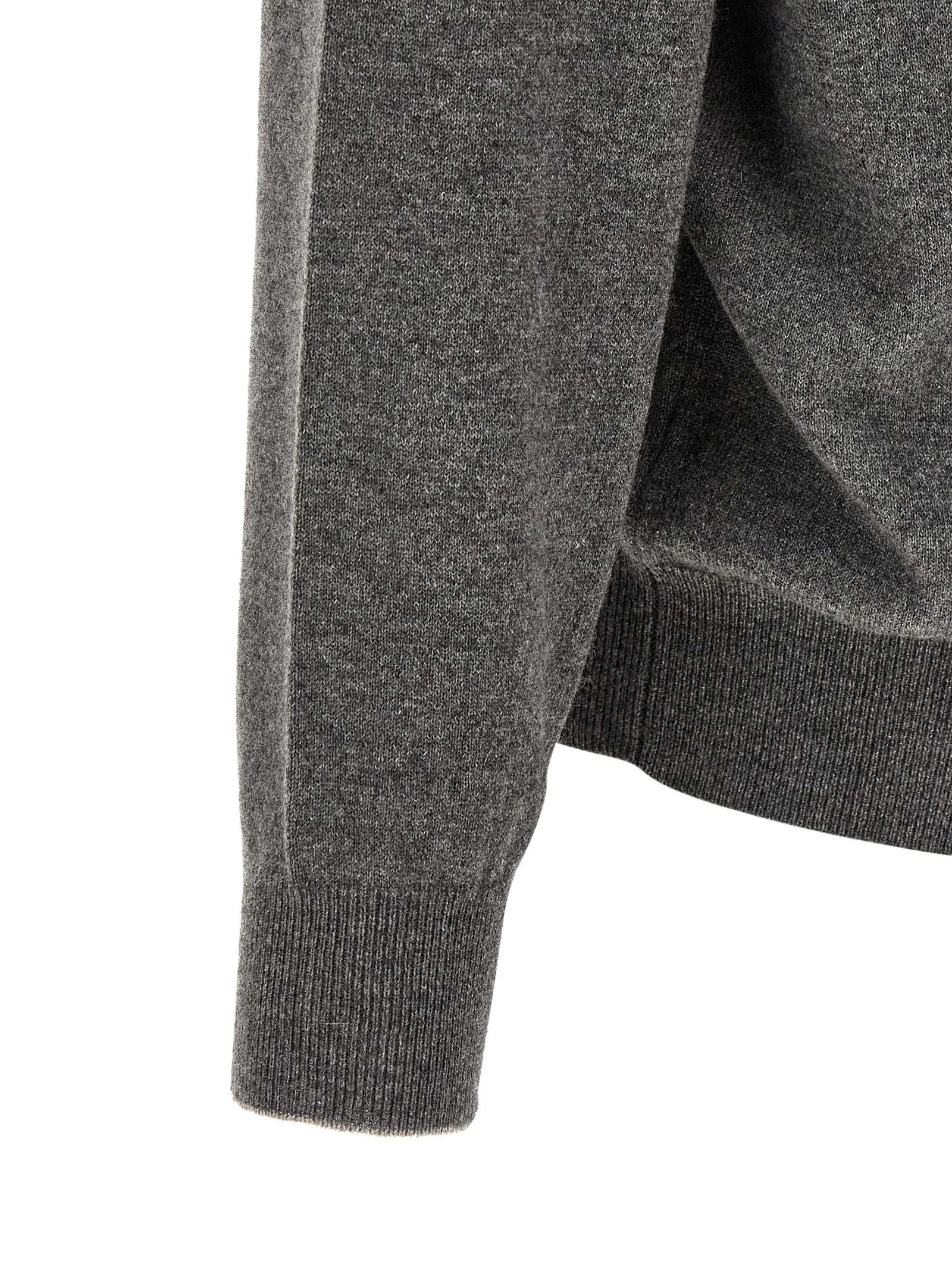 Brunello Cucinelli Gray Cashmere Cardigan