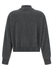 Brunello Cucinelli Gray Cashmere Cardigan