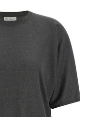 Brunello Cucinelli Gray Cashmere Cardigan