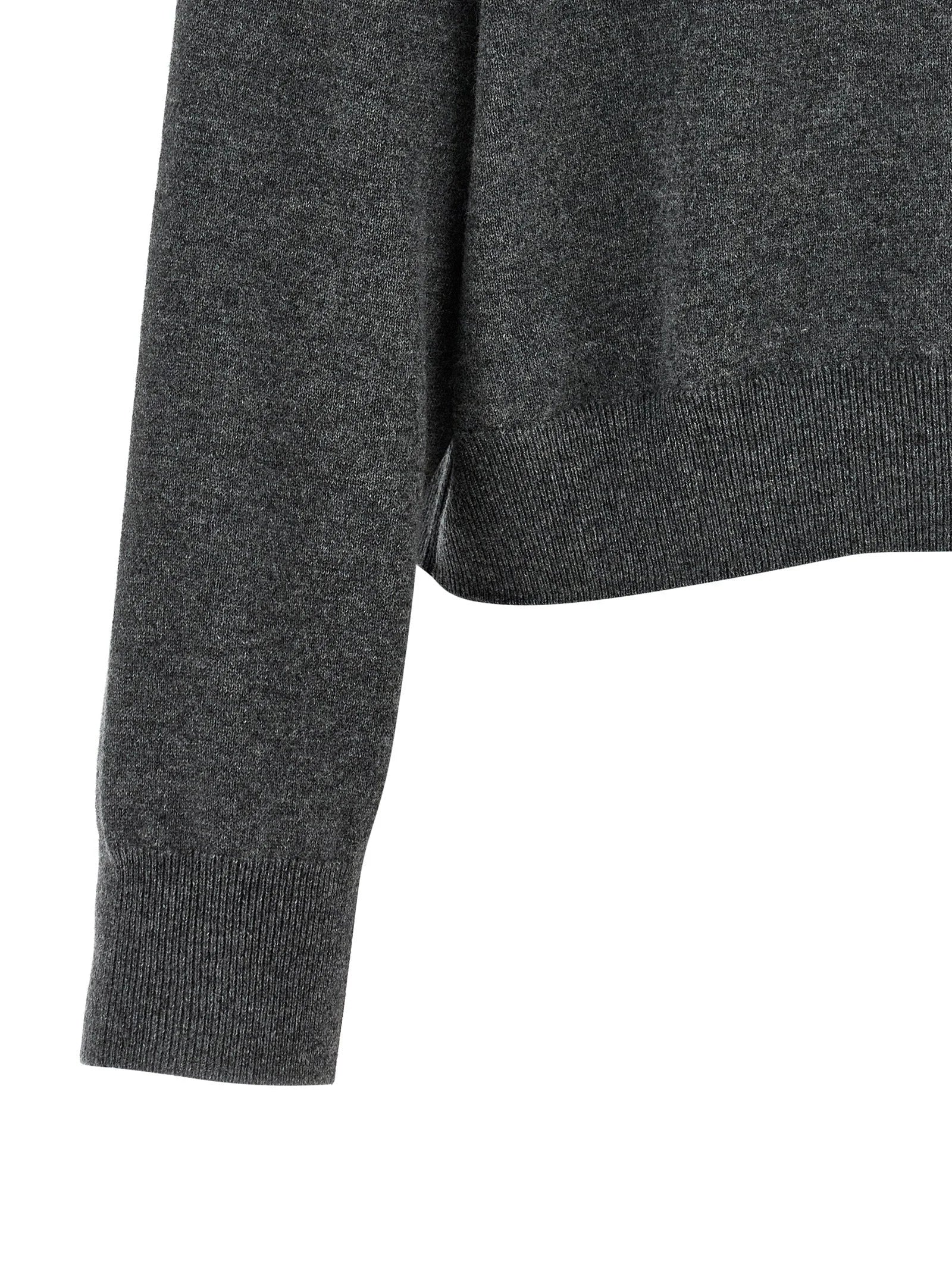 Brunello Cucinelli Gray Cashmere Cardigan