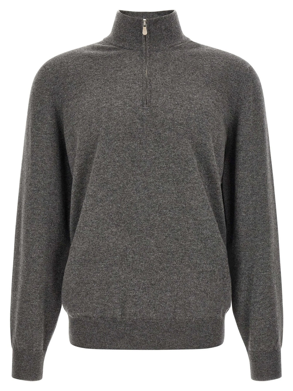 Brunello Cucinelli Gray Cashmere Cardigan