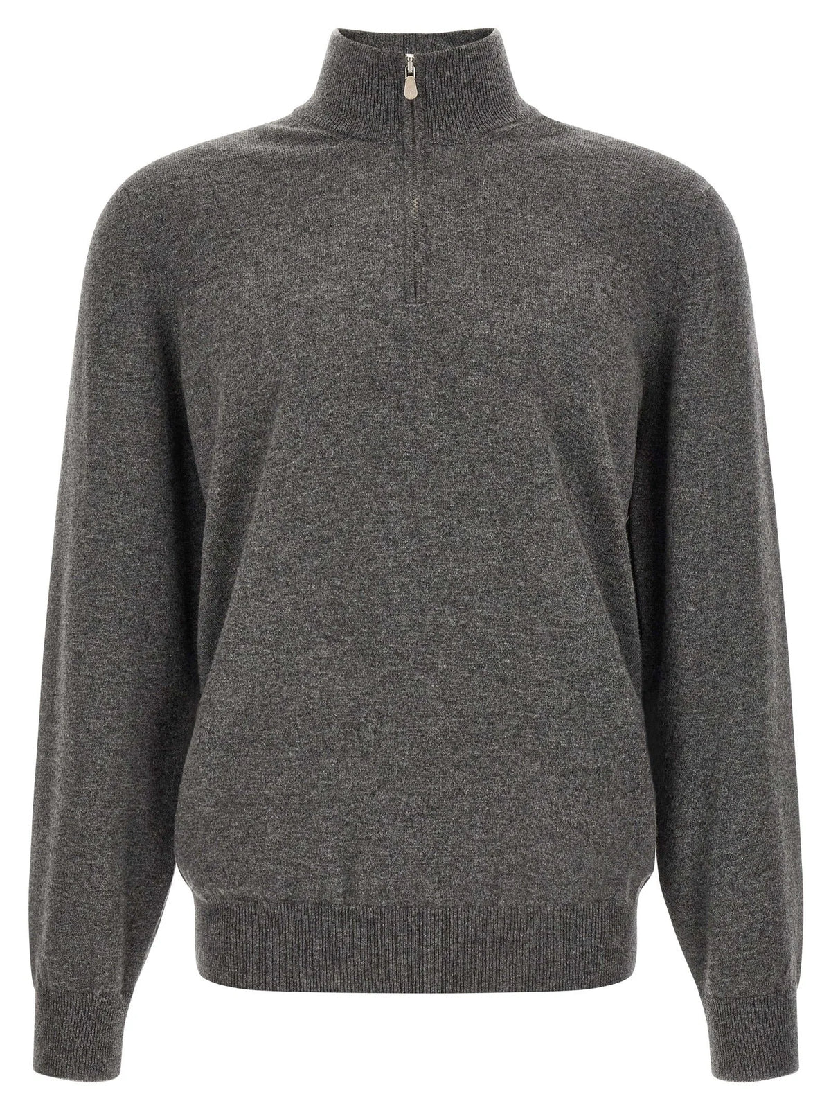 Brunello Cucinelli Gray Cashmere Cardigan