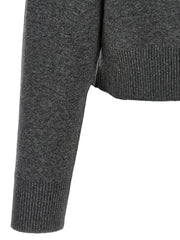 Brunello Cucinelli Gray Cashmere Cardigan