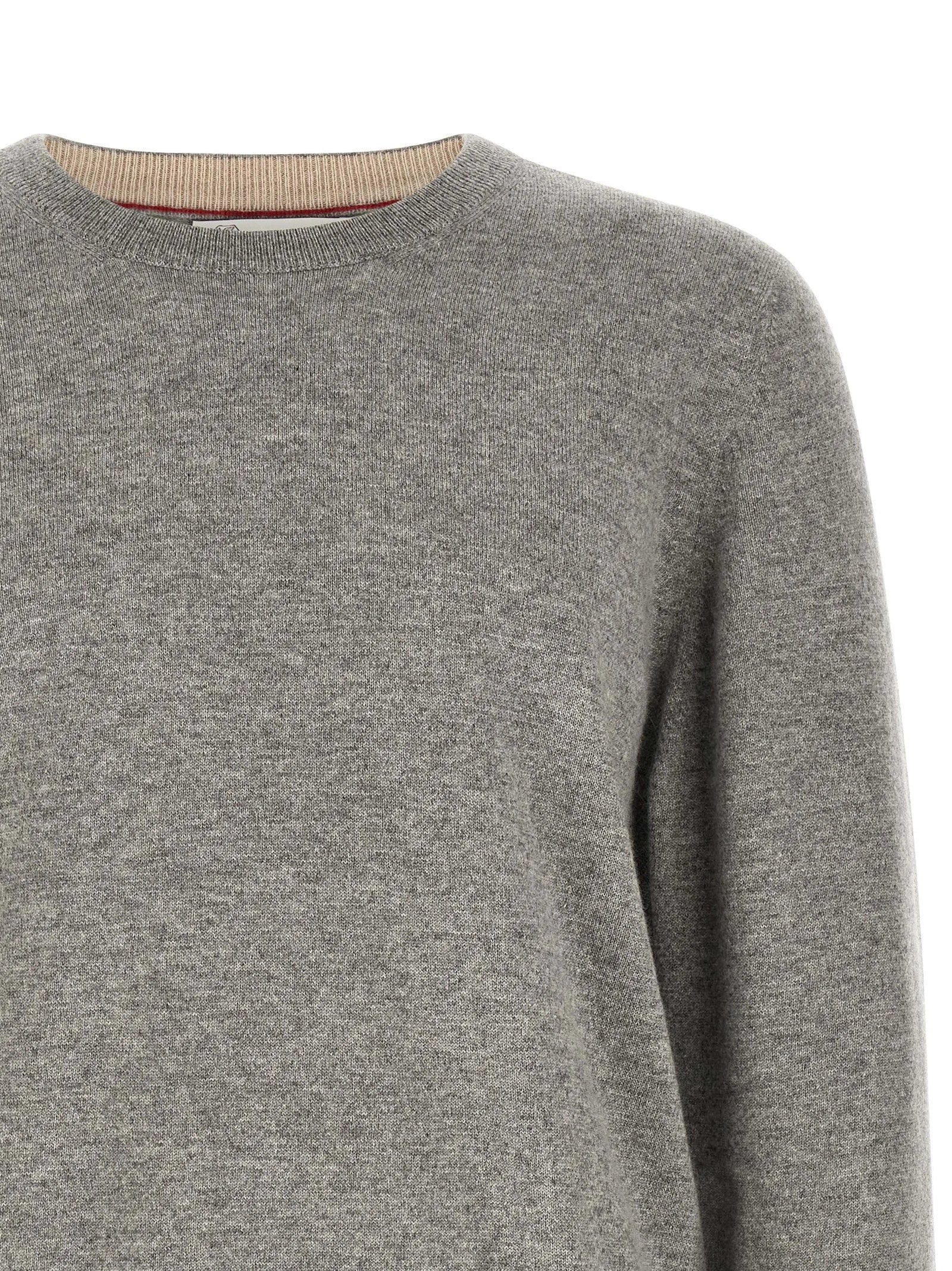 Brunello Cucinelli Gray Cashmere Cardigan