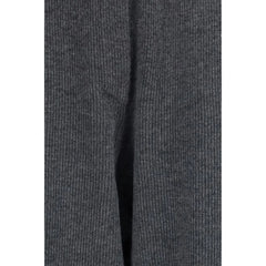 Brunello Cucinelli Gray Cashmere Casual Pants - L