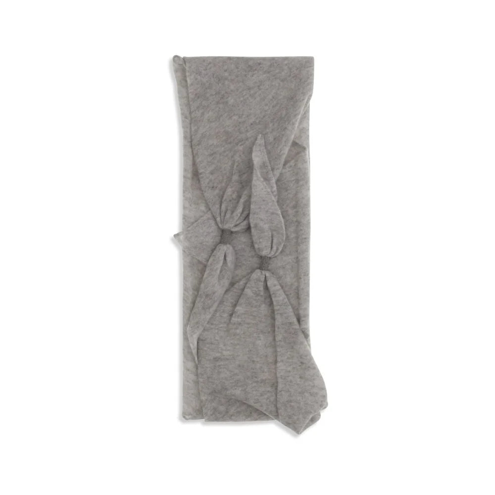Brunello Cucinelli Gray Cashmere Foulard