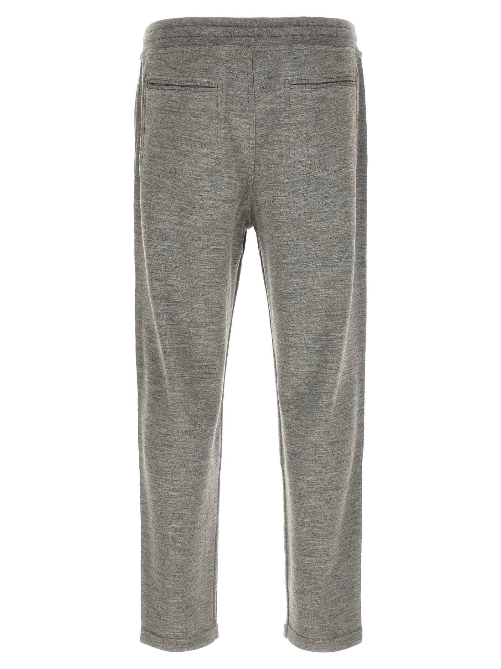 Brunello Cucinelli Gray Cashmere Joggers (Workout Pants)