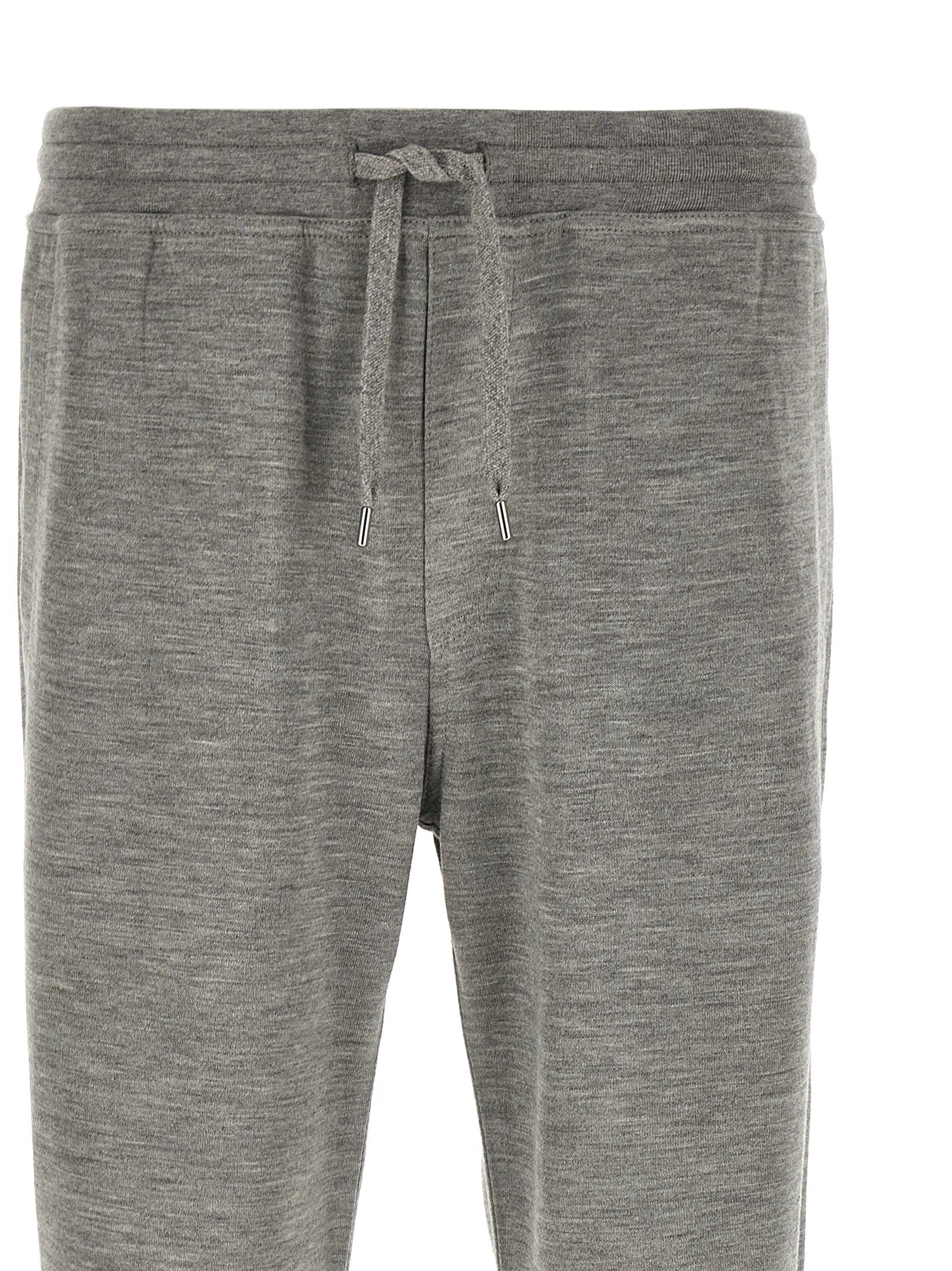 Brunello Cucinelli Gray Cashmere Joggers (Workout Pants)